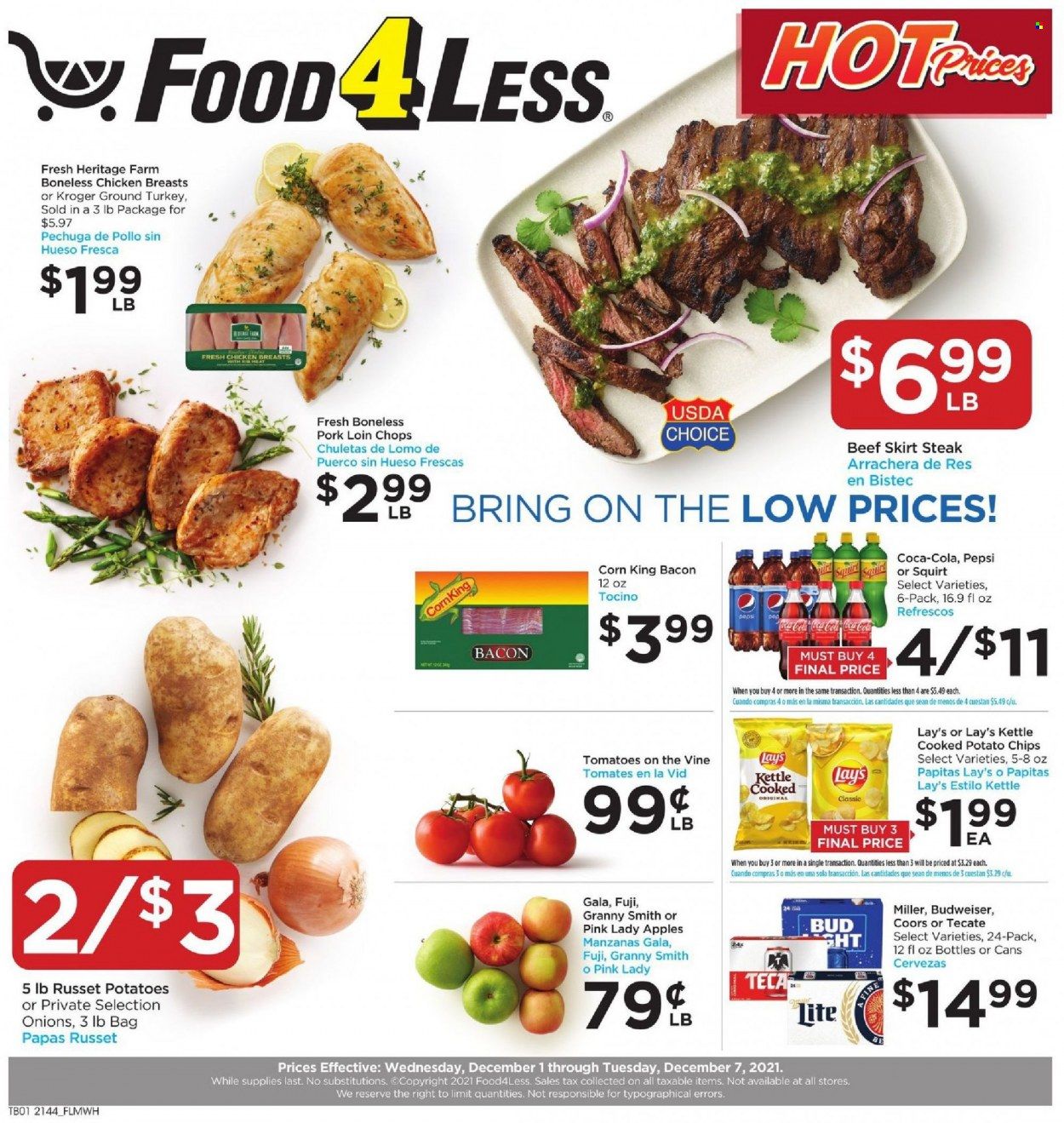 Food 4 Less (IL) Weekly Ad Flyer November 30 to December 7
