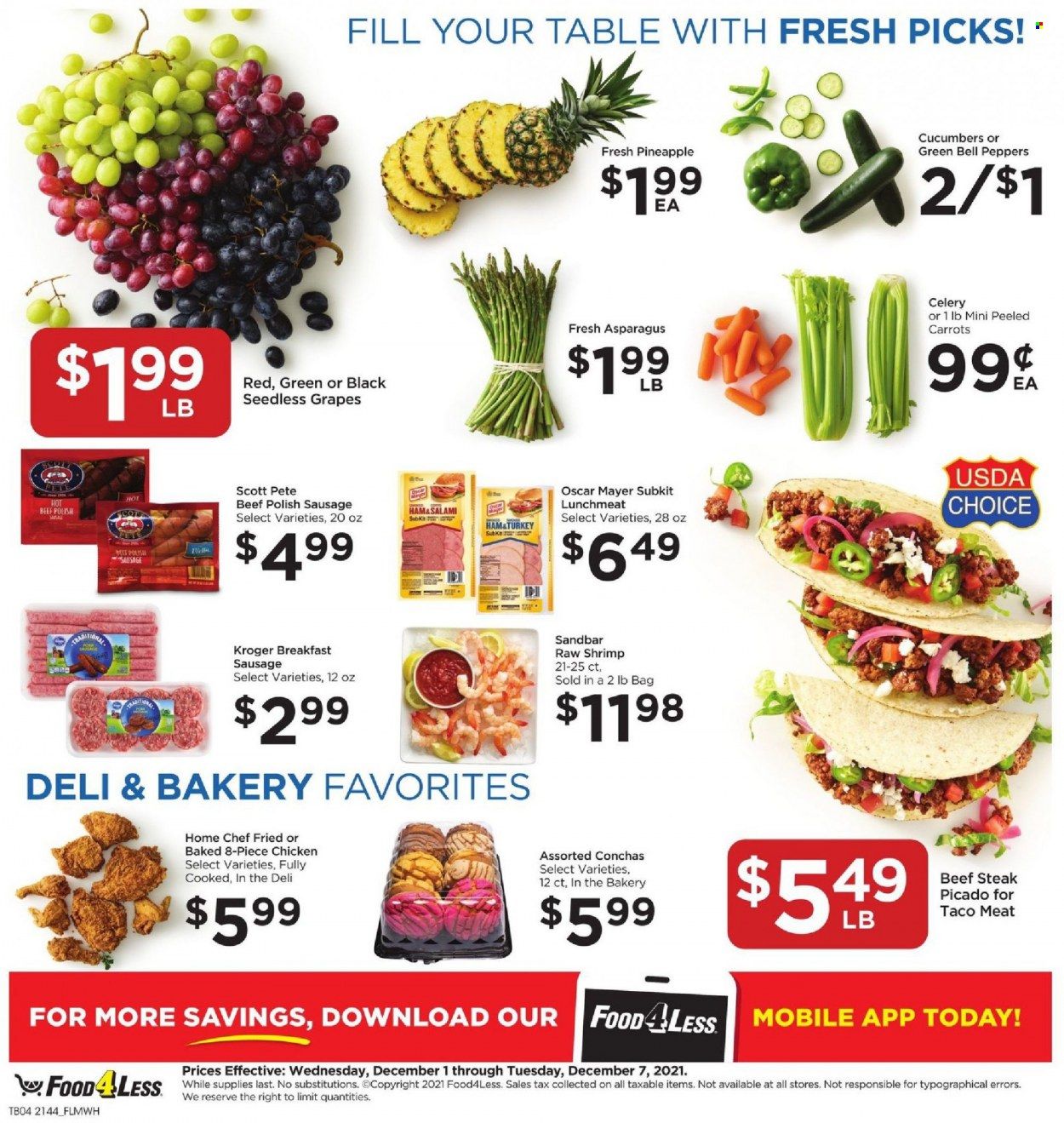 Food 4 Less (IL) Weekly Ad Flyer November 30 to December 7
