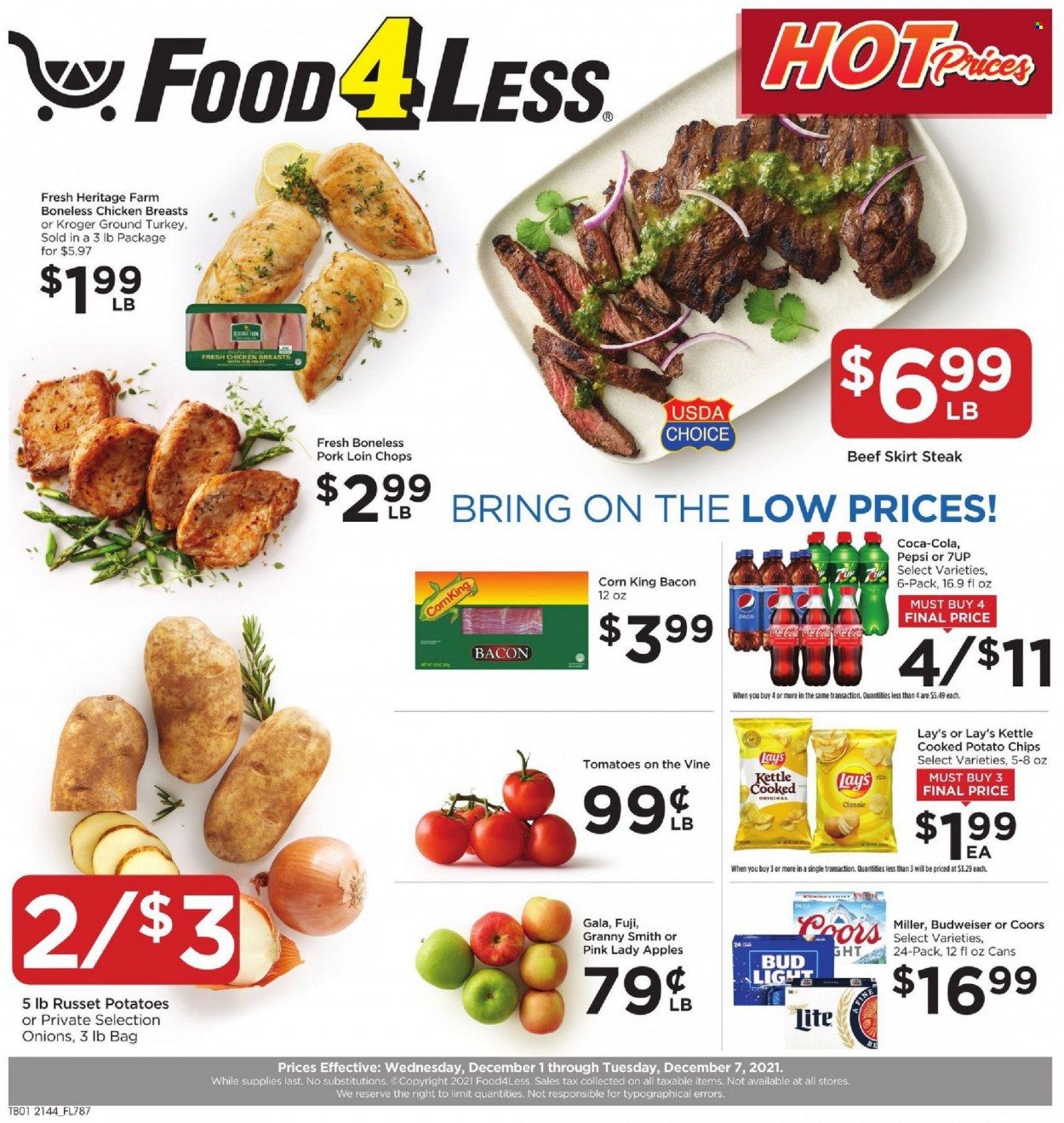Food 4 Less (IN) Weekly Ad Flyer November 30 to December 7