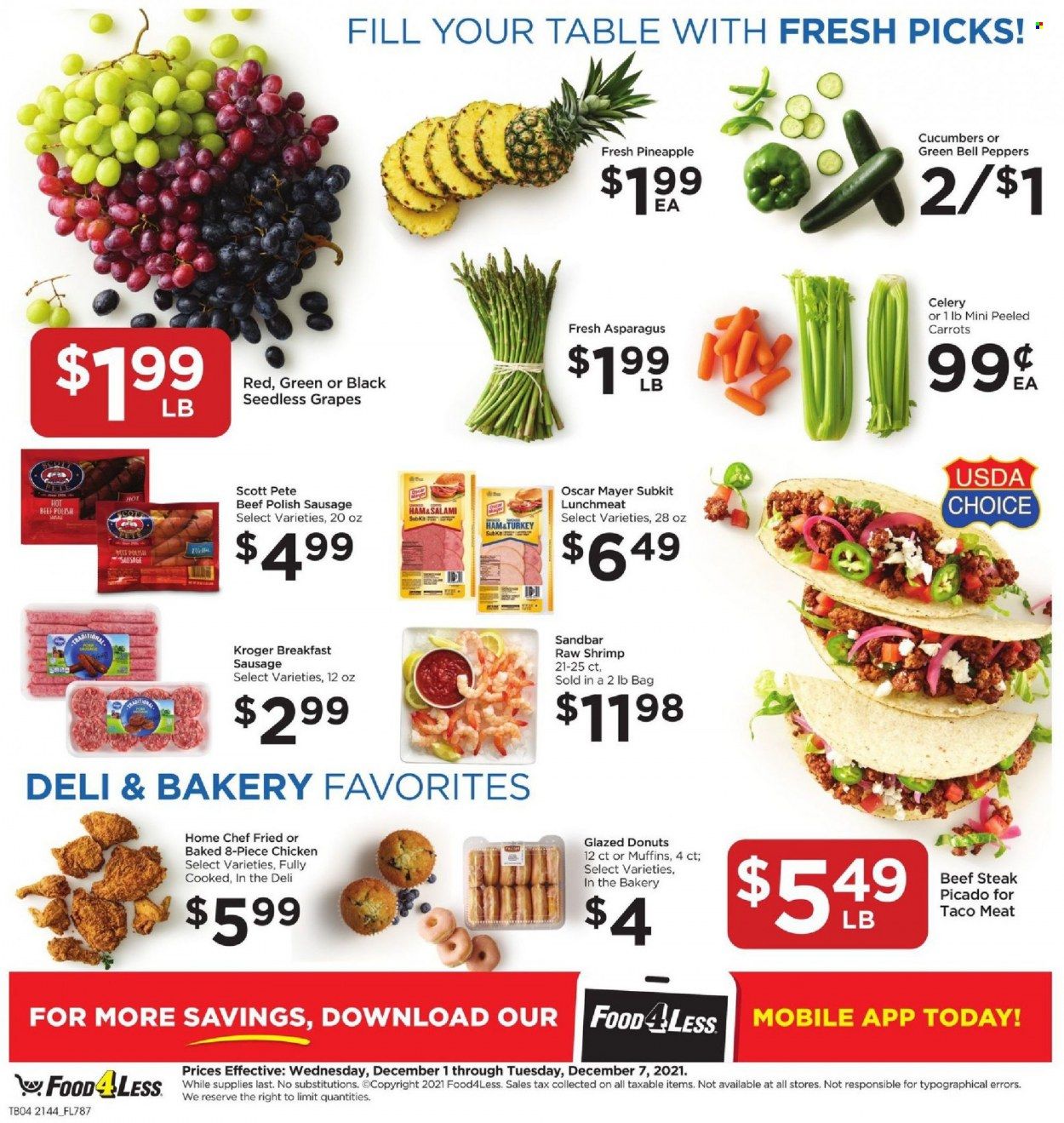 Food 4 Less (IN) Weekly Ad Flyer November 30 to December 7