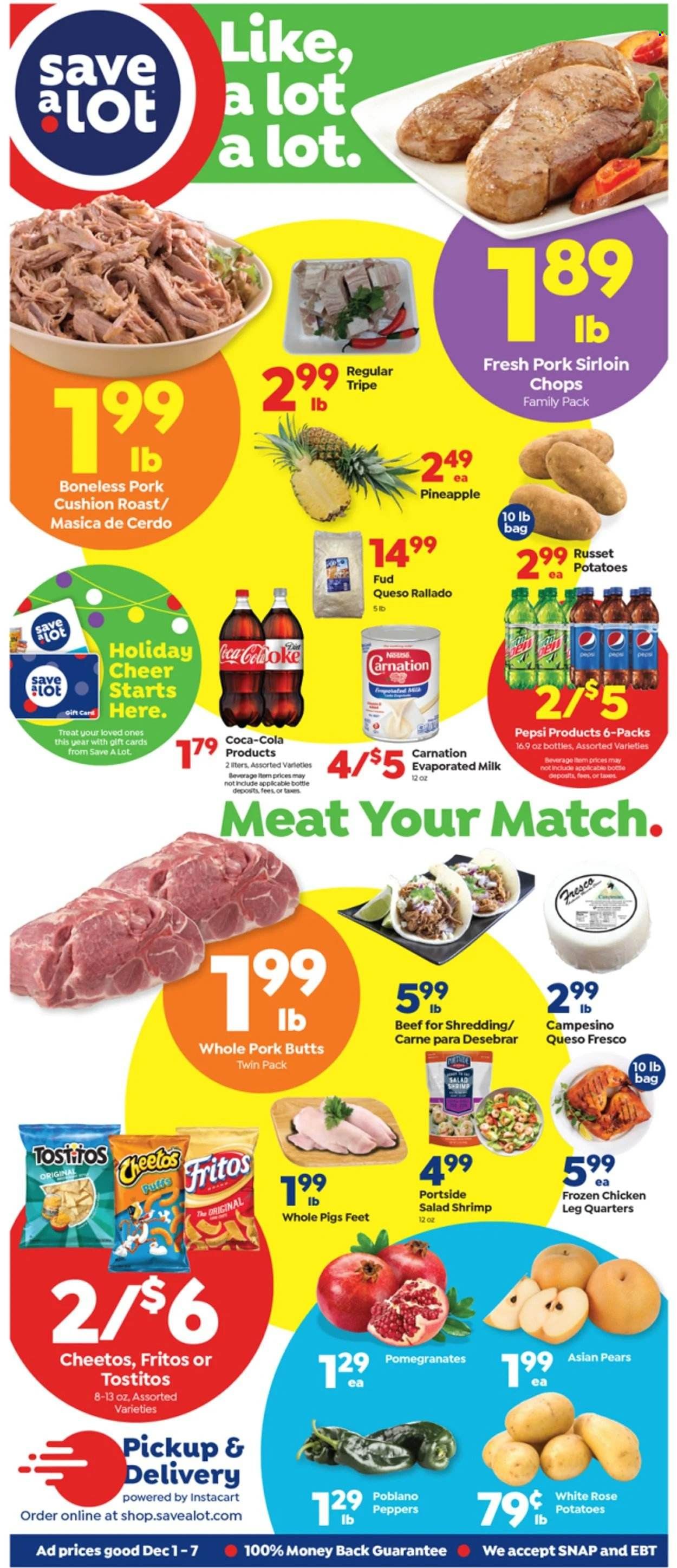 Save a Lot Weekly Ad Flyer November 30 to December 7