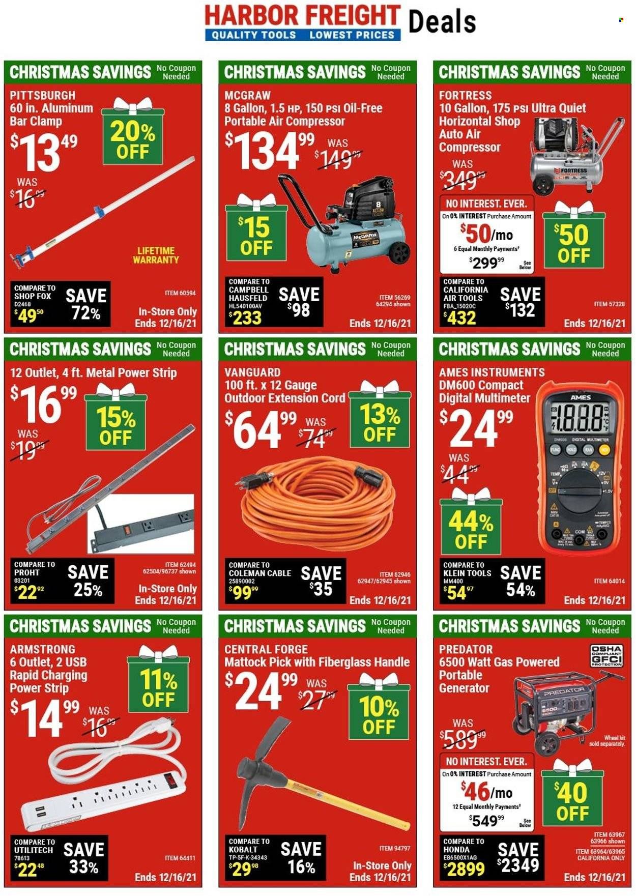 Harbor Freight Weekly Ad Flyer November 30 to December 7