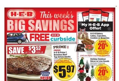 H-E-B (TX) Weekly Ad Flyer November 30 to December 7