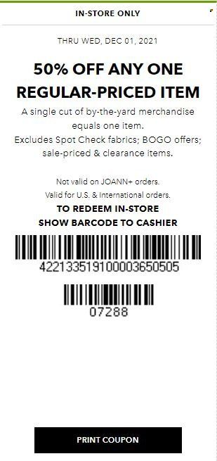 JOANN Weekly Ad Flyer November 30 to December 7
