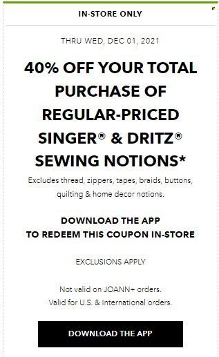 JOANN Weekly Ad Flyer November 30 to December 7