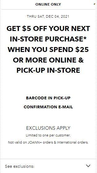 JOANN Weekly Ad Flyer November 30 to December 7