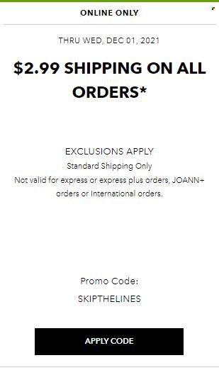 JOANN Weekly Ad Flyer November 30 to December 7