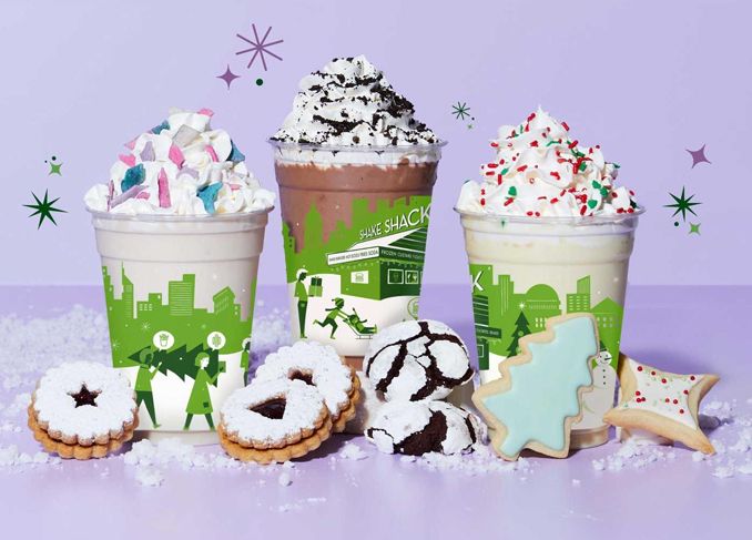 New Holiday Shakes Featuring Holiday Cookies and Vanilla Custard Land at Shake Shack New Holiday Shakes Featuring Holiday Cookies and Vanilla Custard Land at Shake Shack