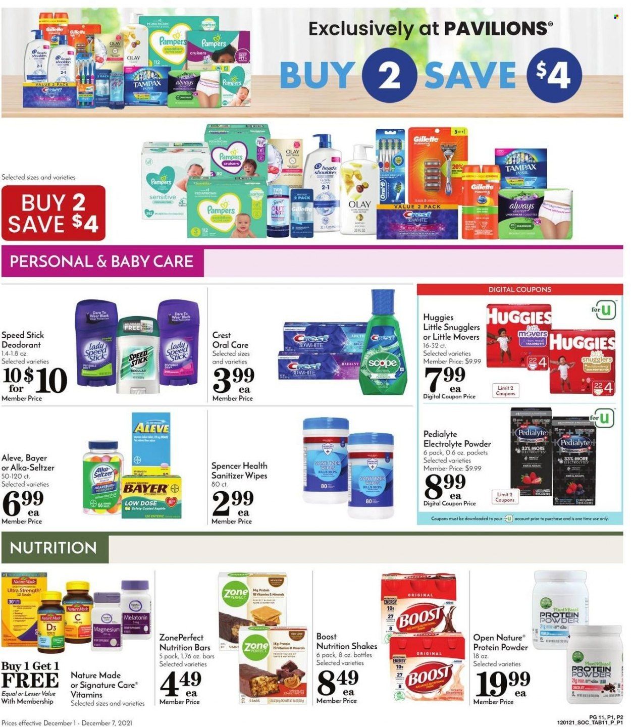 Pavilions (CA) Weekly Ad Flyer November 30 to December 7