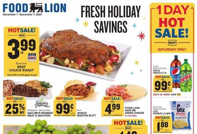Food Lion (NC) Weekly Ad Flyer December 1 to December 8
