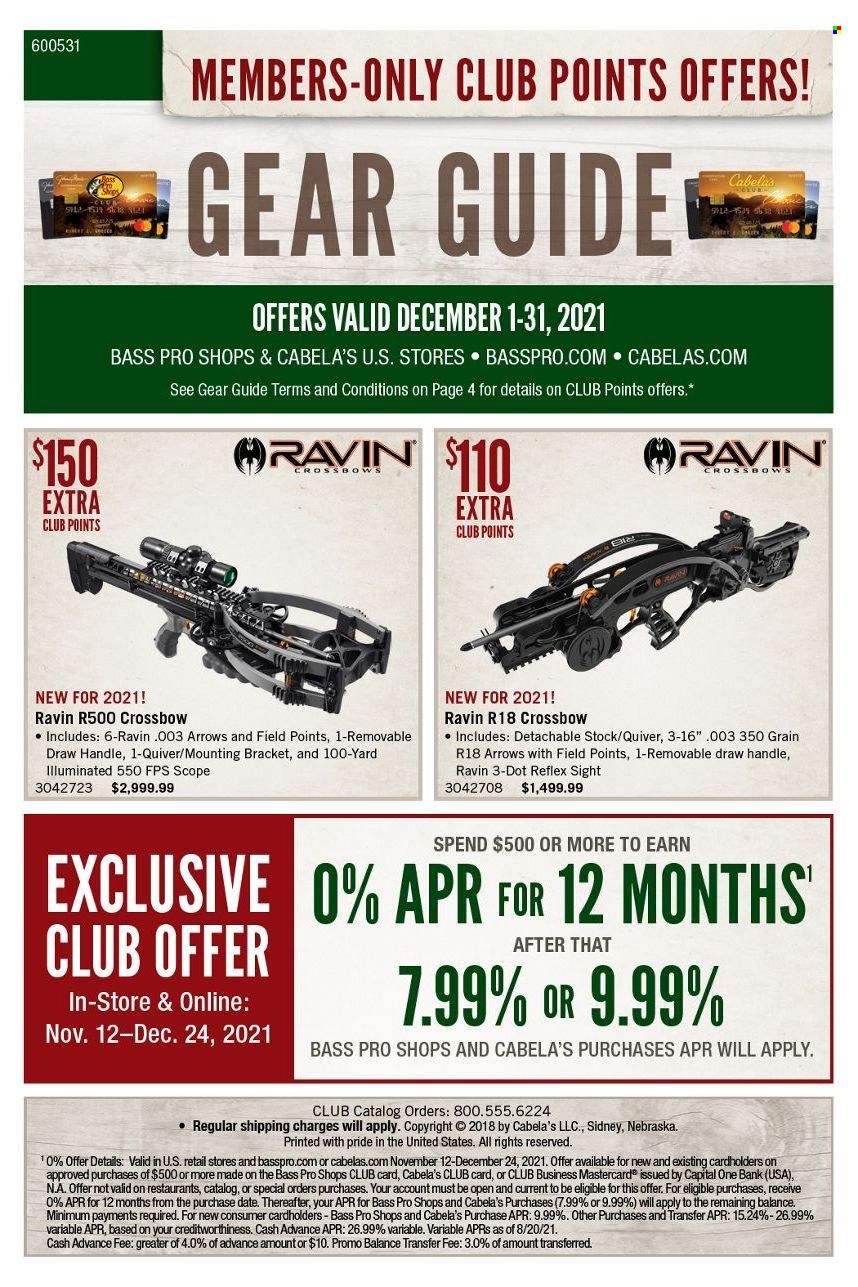 Cabela's Weekly Ad Flyer December 1 to December 8