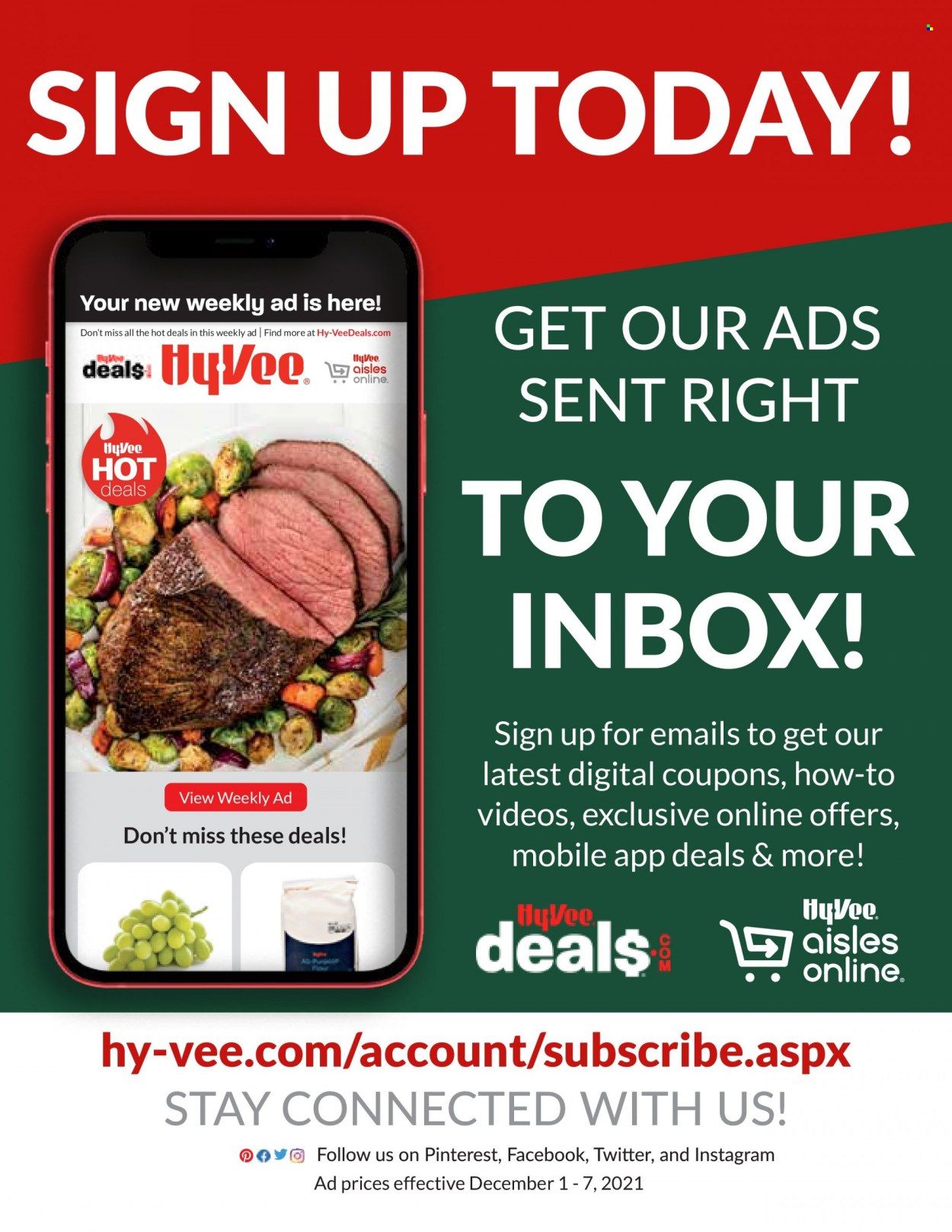 Hy-Vee (IA) Weekly Ad Flyer December 1 to December 8