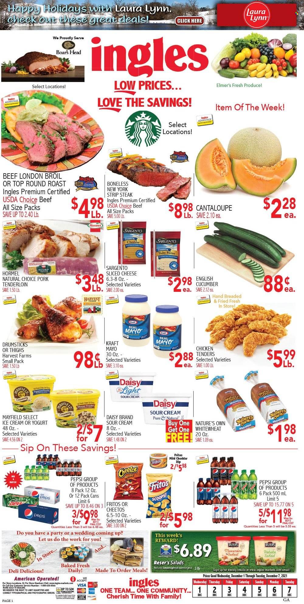 Ingles (GA, NC, SC, TN) Weekly Ad Flyer December 1 to December 8