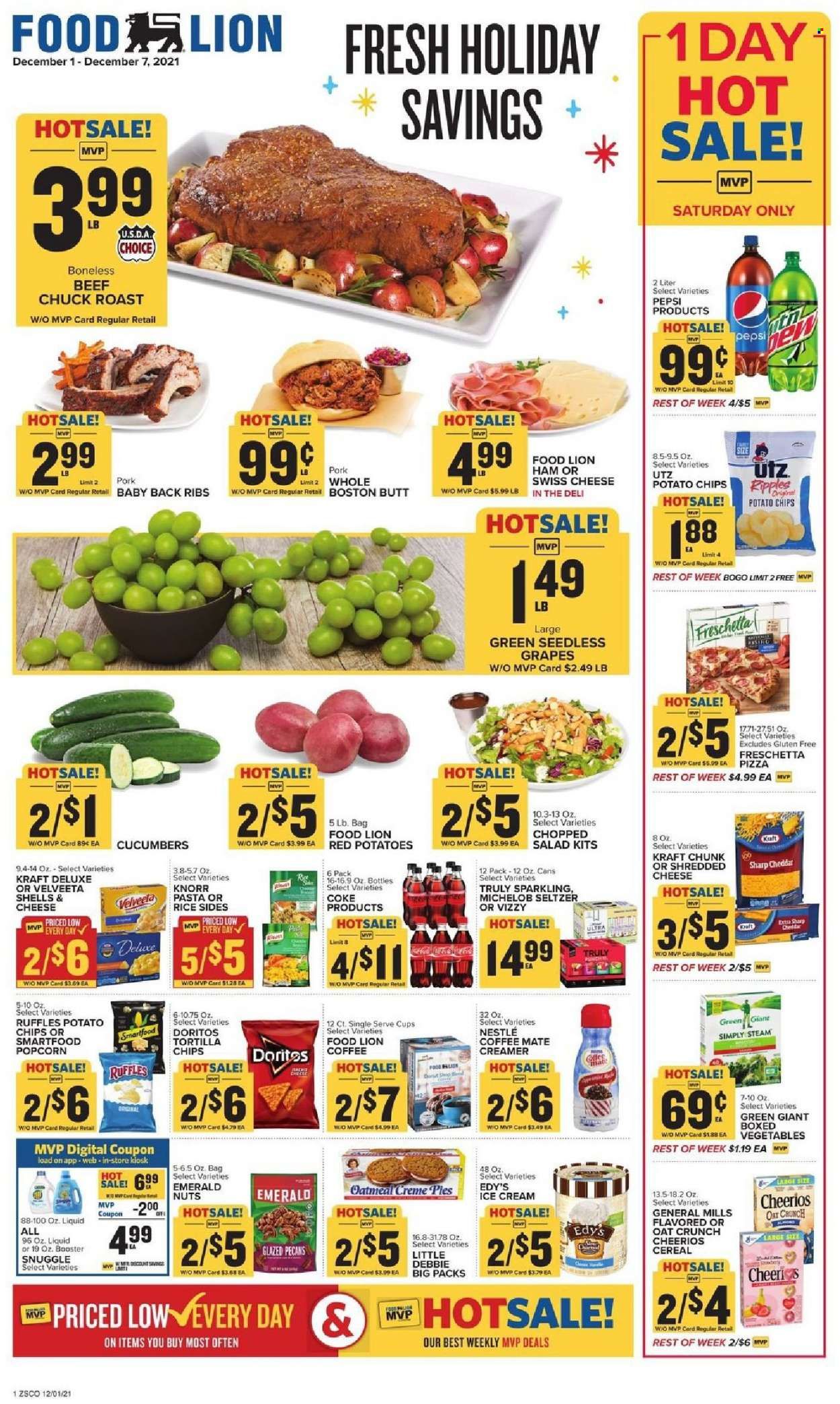 Food Lion (SC) Weekly Ad Flyer December 1 to December 8