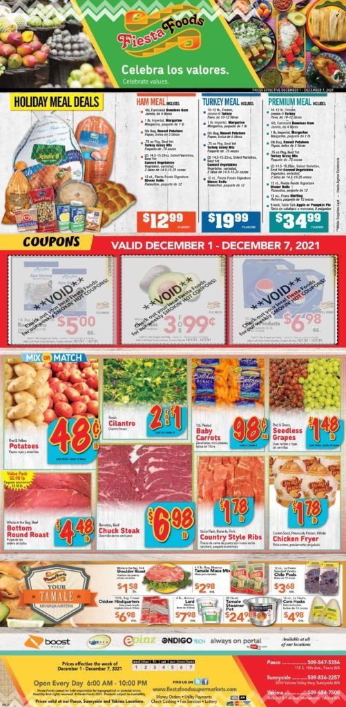 Fiesta Foods SuperMarkets (WA) Weekly Ad Flyer December 1 to December 8