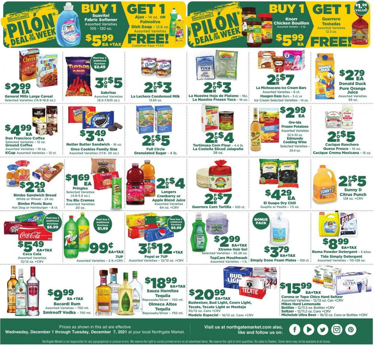 Northgate Market (CA) Weekly Ad Flyer December 1 to December 8