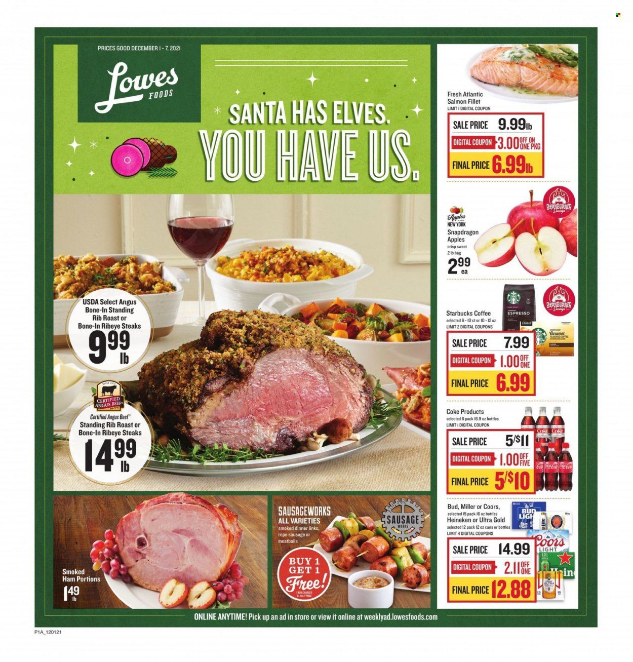 Lowes Foods (NC, SC) Weekly Ad Flyer December 1 to December 8