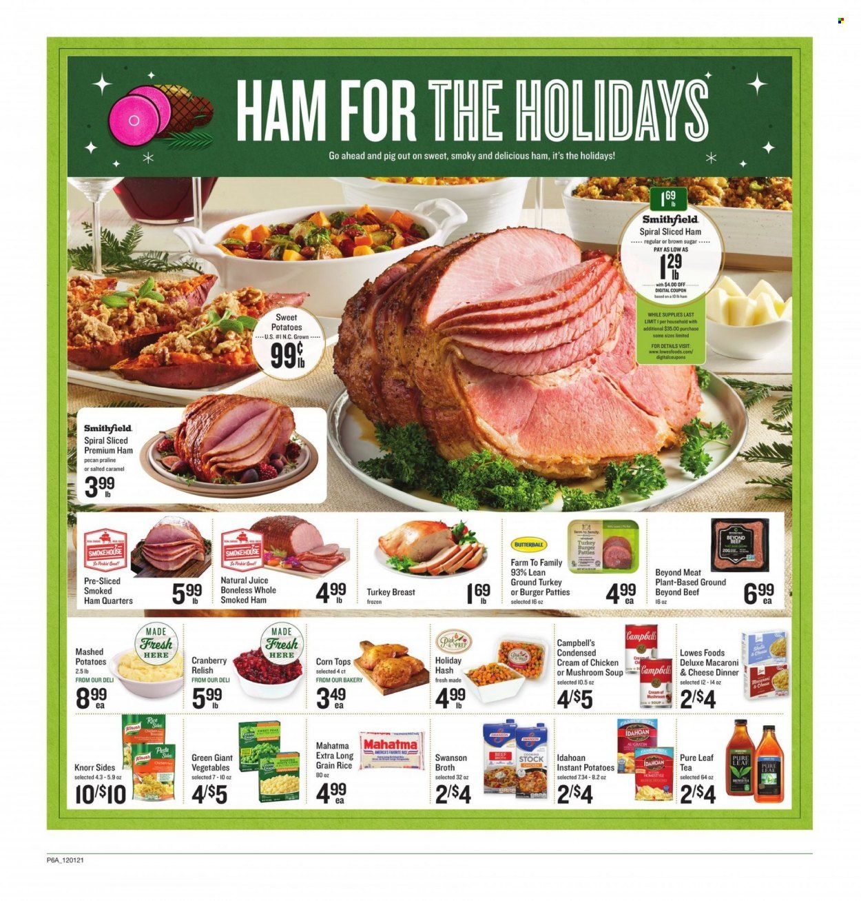 Lowes Foods (NC, SC) Weekly Ad Flyer December 1 to December 8