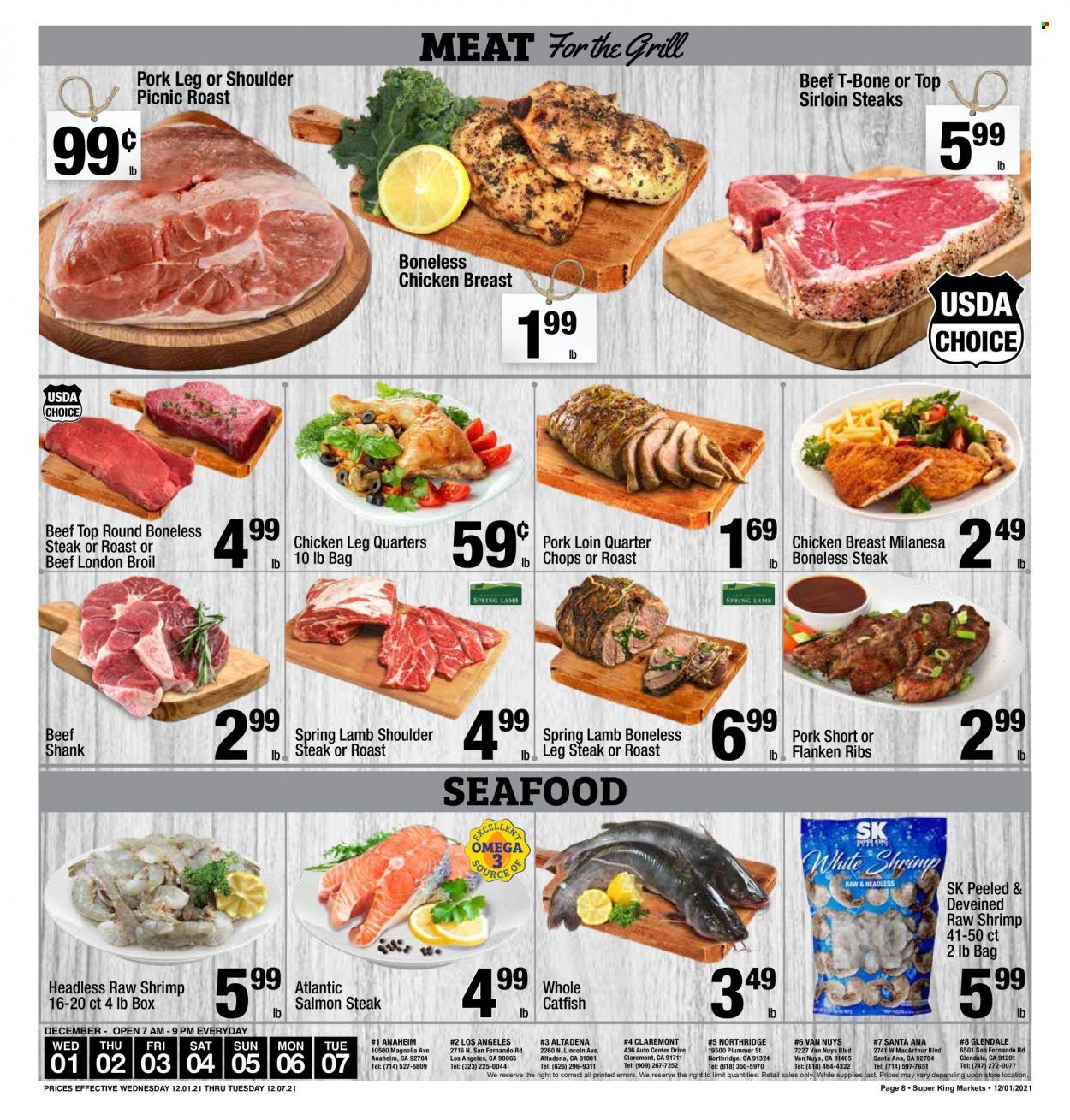 Super King Markets (CA) Weekly Ad Flyer December 1 to December 8