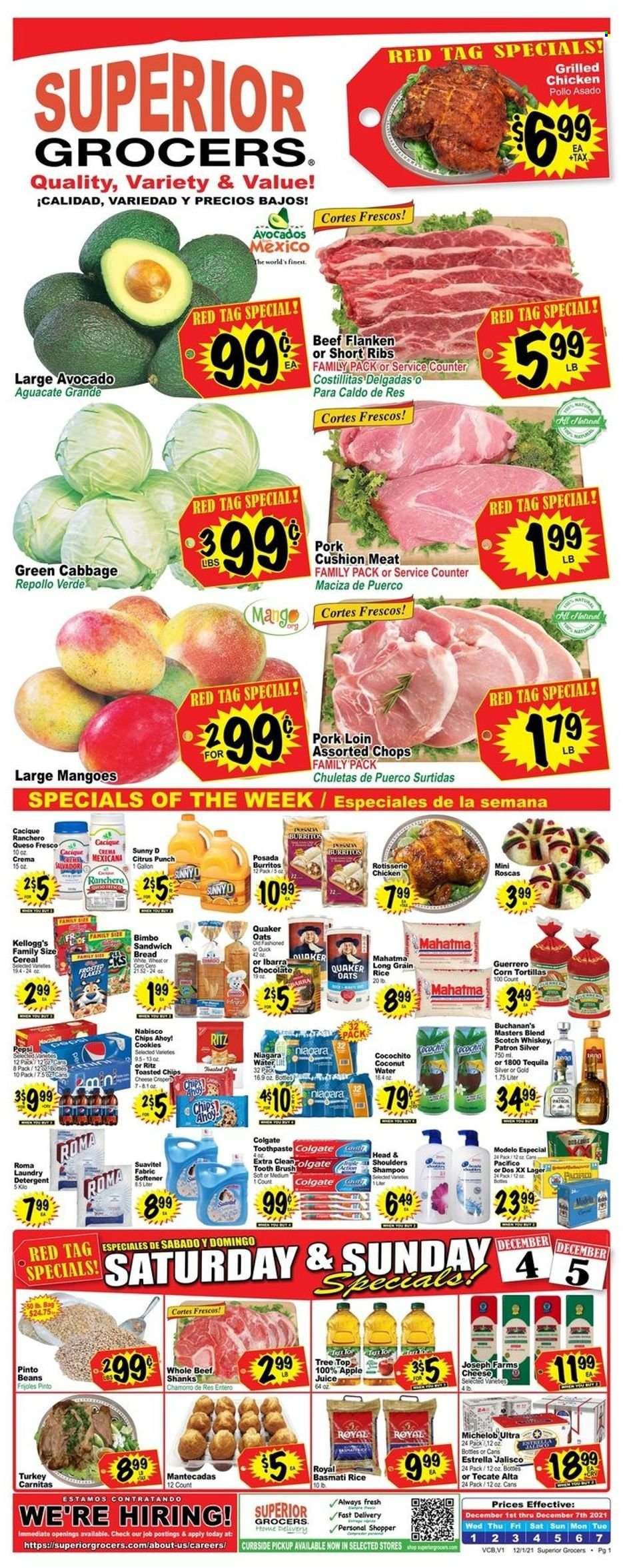 Superior Grocers (CA) Weekly Ad Flyer December 1 to December 8