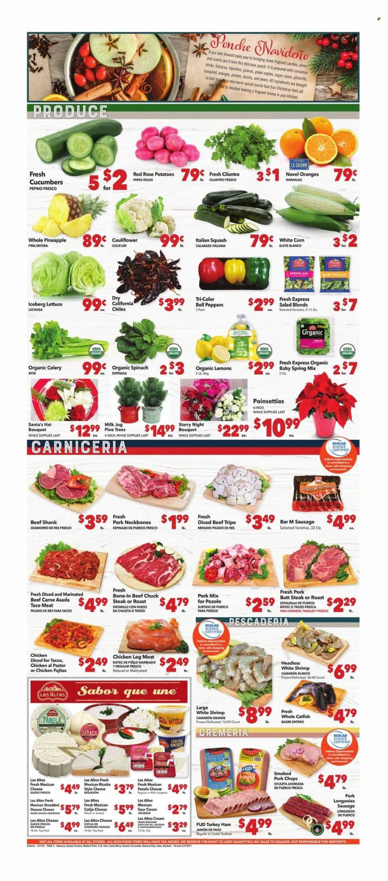 Vallarta (CA) Weekly Ad Flyer December 1 to December 8