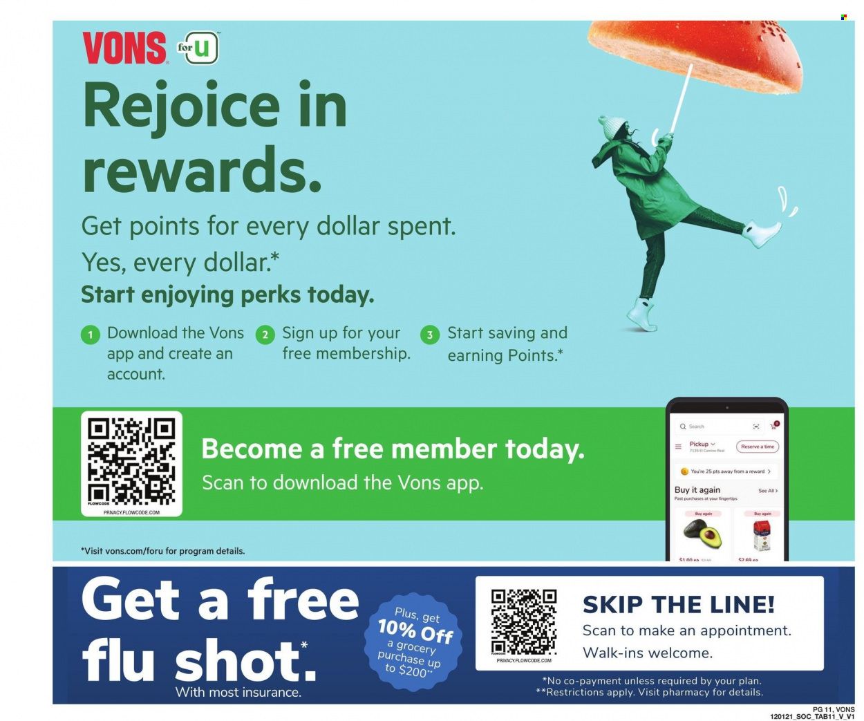 Vons (CA) Weekly Ad Flyer December 1 to December 8