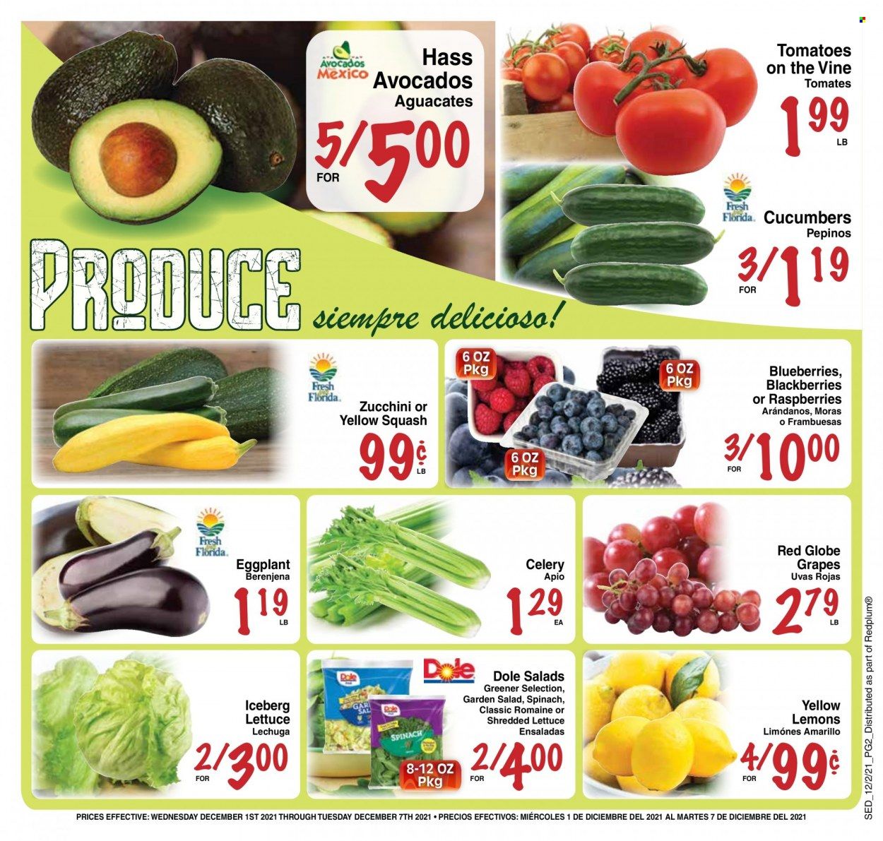 Sedano's (FL) Weekly Ad Flyer December 1 to December 8