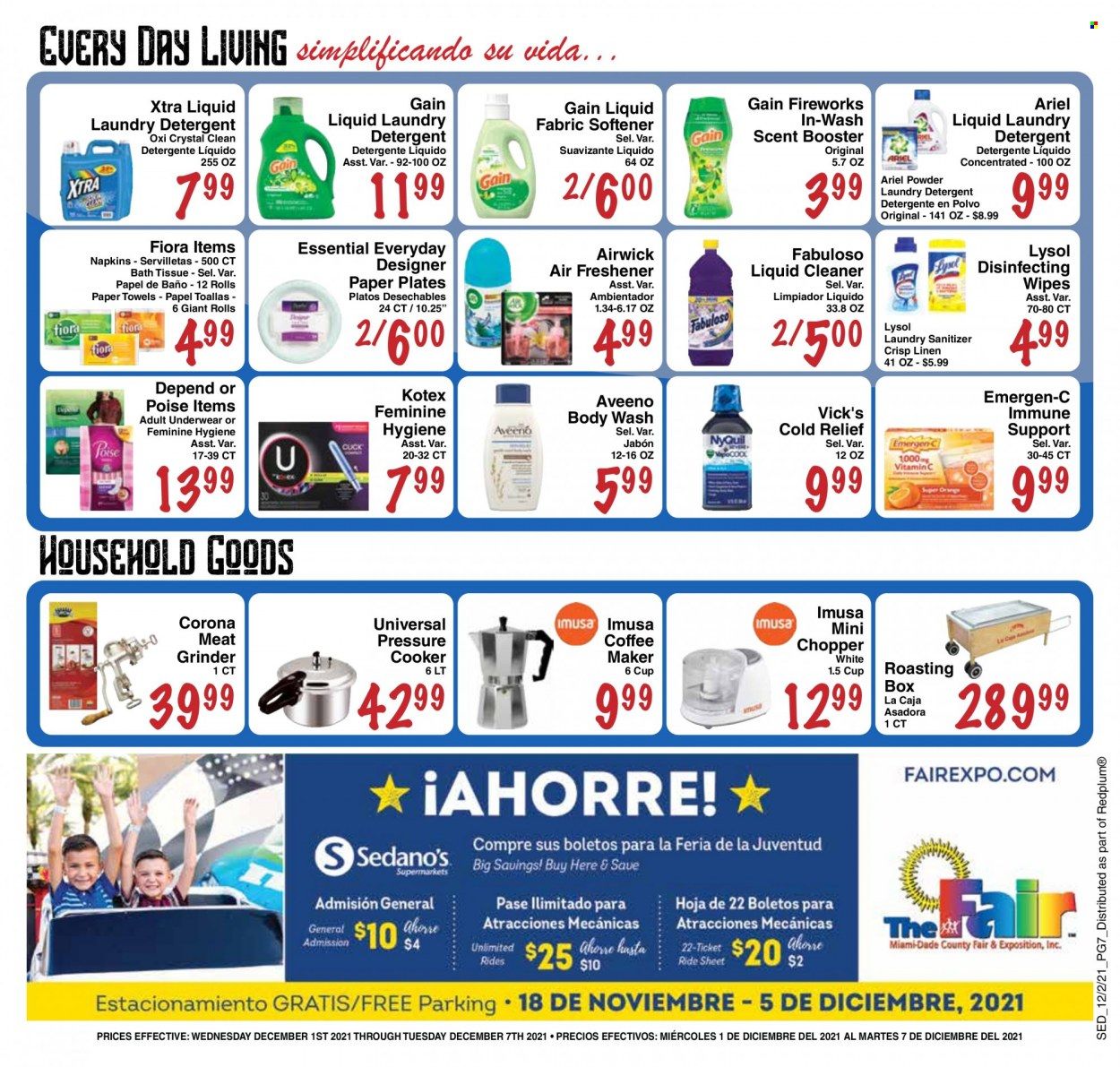 Sedano's (FL) Weekly Ad Flyer December 1 to December 8