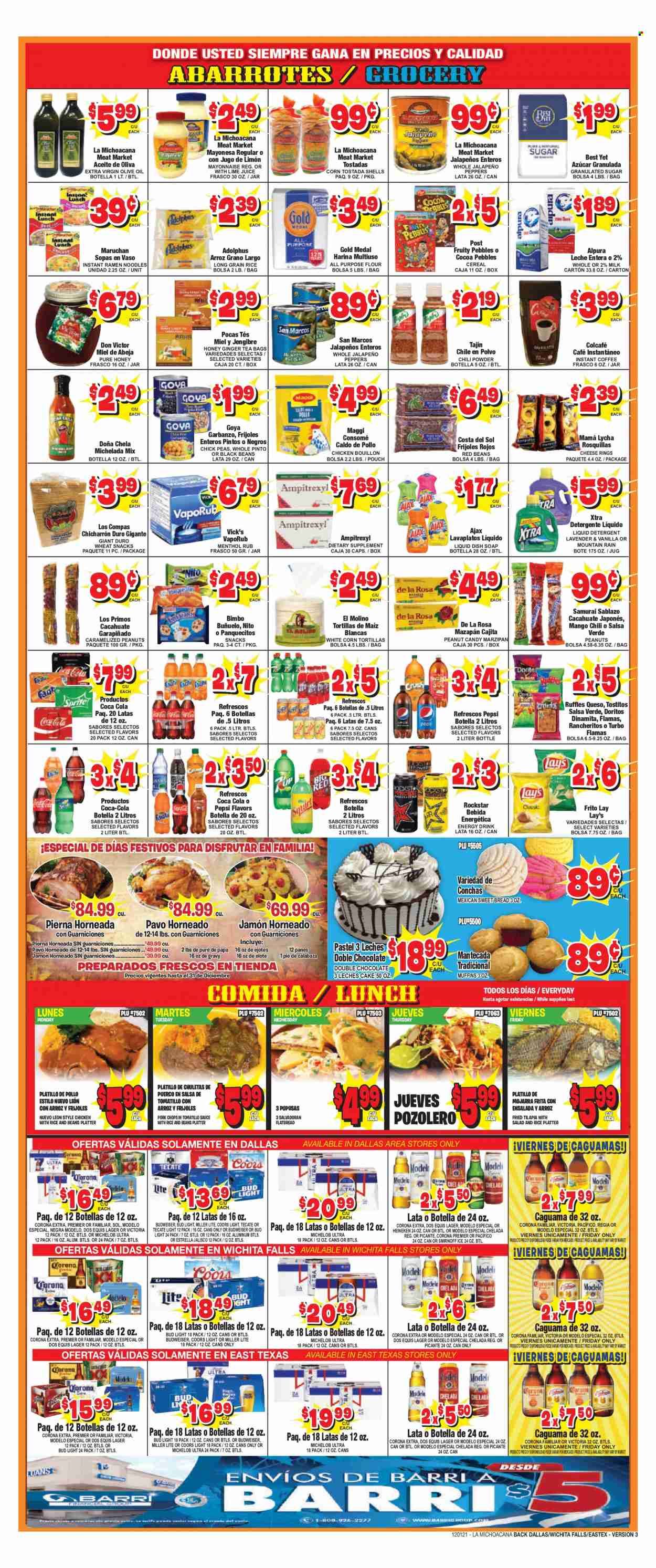 La Michoacana Meat Market (TX) Weekly Ad Flyer December 1 to December 8