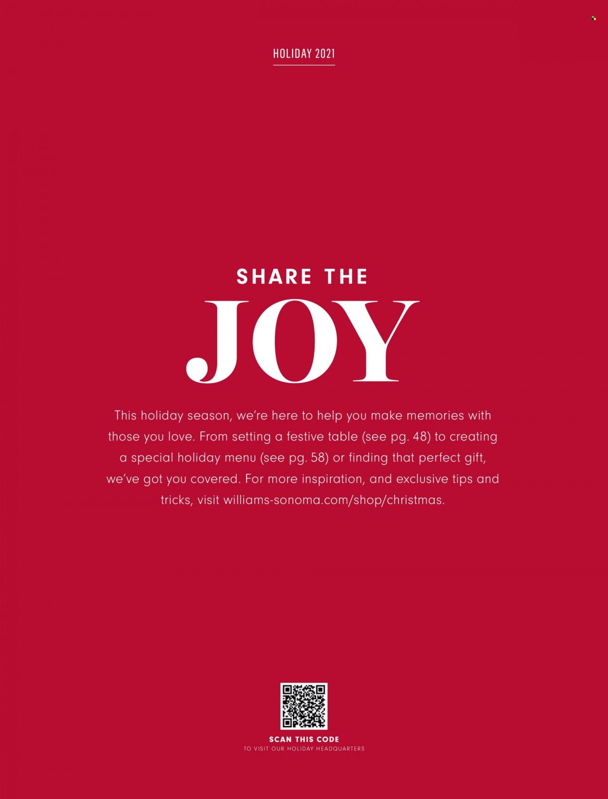 Williams-Sonoma Weekly Ad Flyer December 1 to December 8