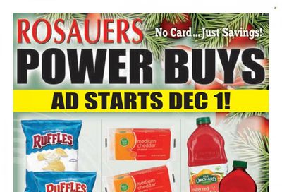 Rosauers (ID, MT, OR, WA) Weekly Ad Flyer December 1 to December 8