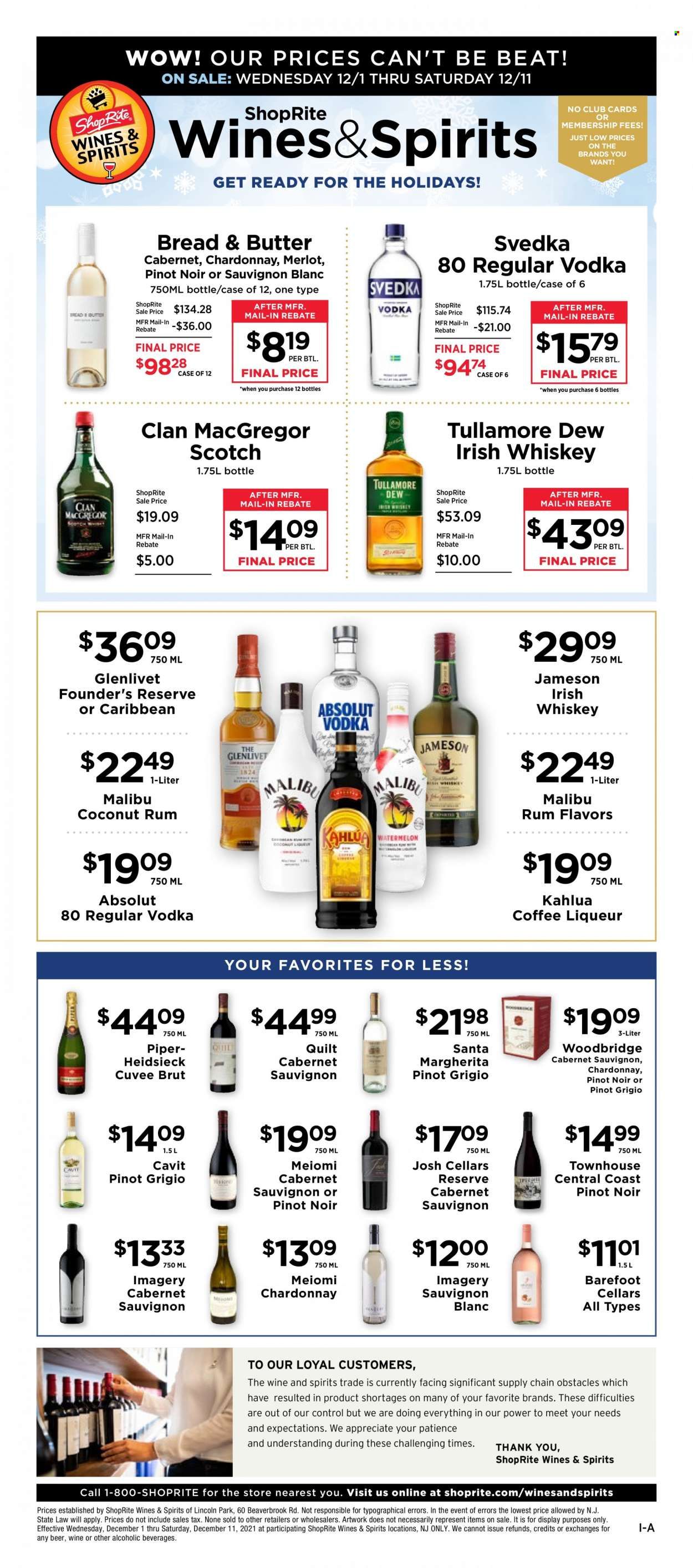 ShopRite (CT, DE, MD, NJ, NY, PA) Weekly Ad Flyer December 2 to December 9