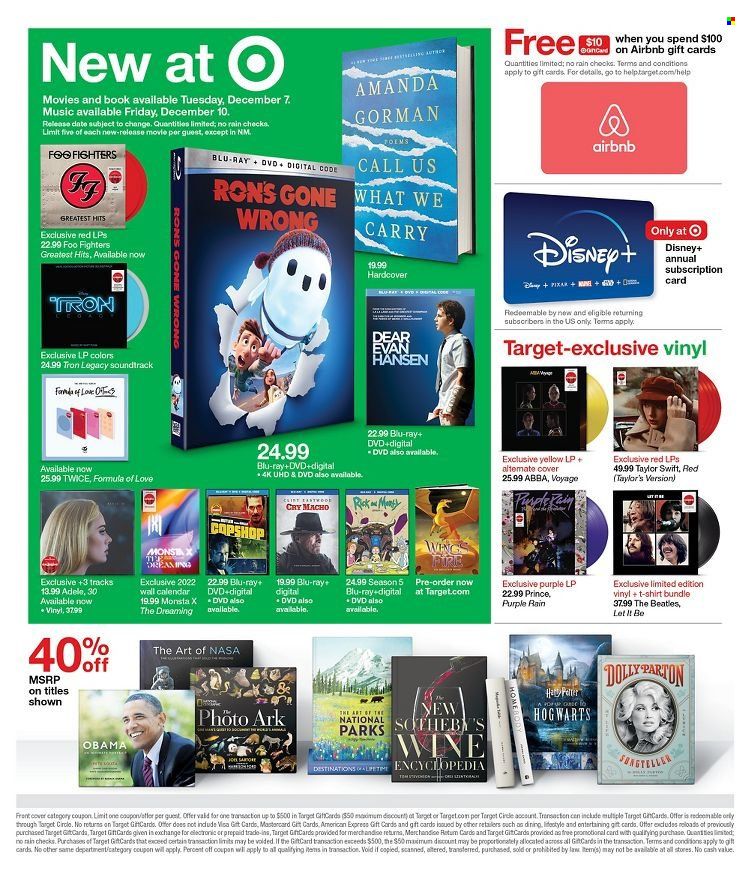 Target Weekly Ad Flyer December 3 to December 10