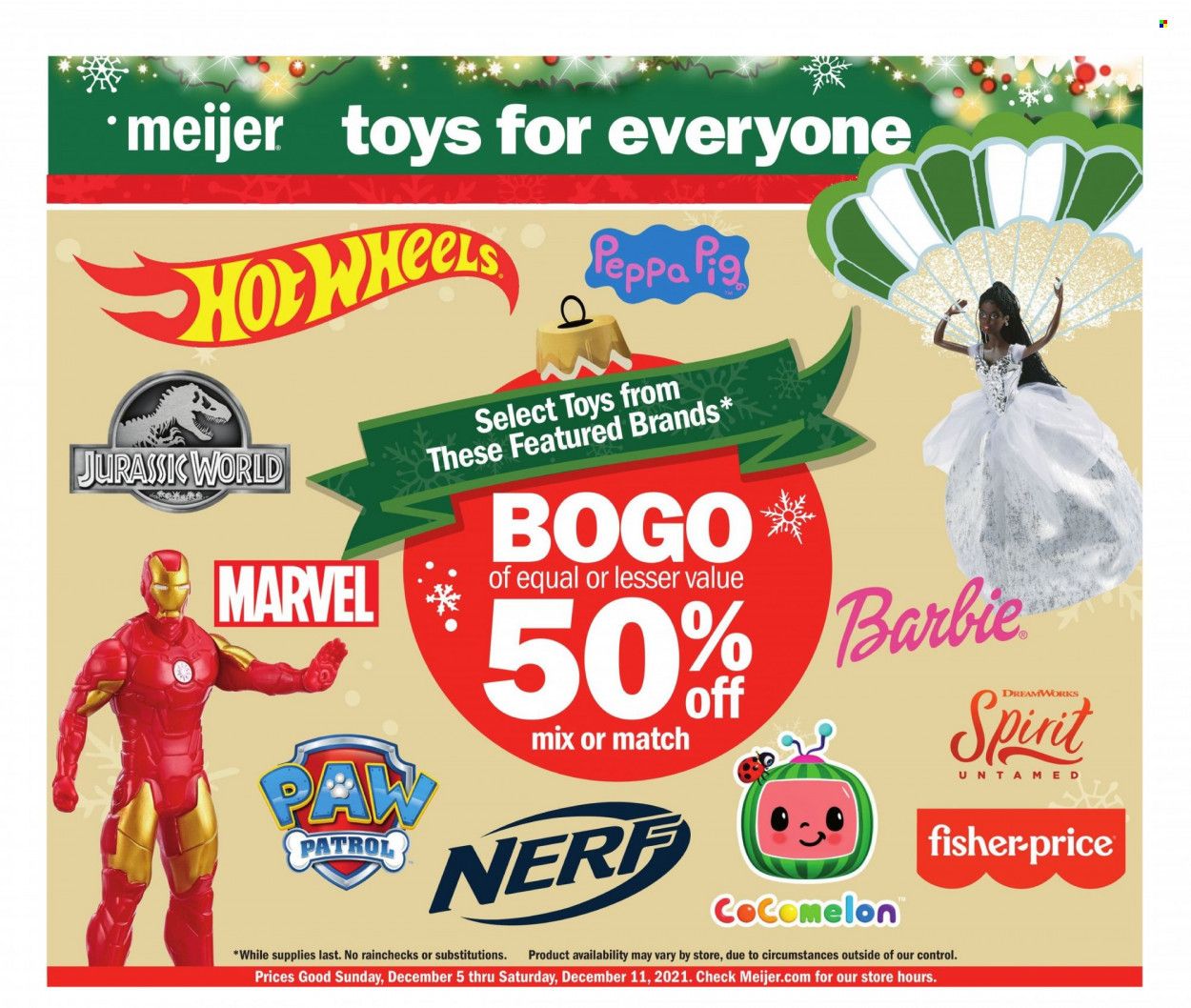 Meijer (IL, IN, KY, MI, OH, WI) Weekly Ad Flyer December 3 to December 10