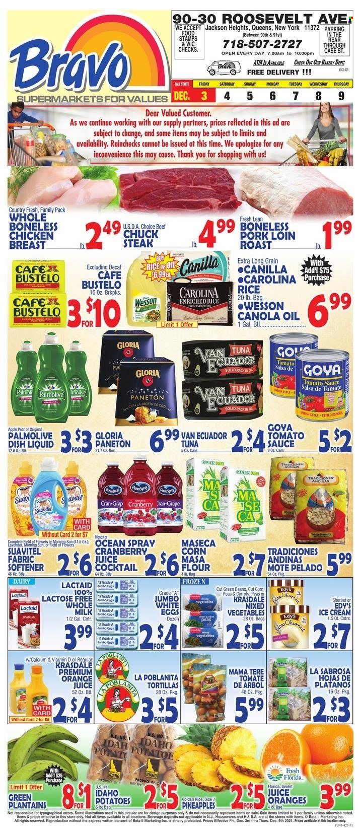 Bravo Supermarkets (CT, FL, MA, NJ, NY, PA) Weekly Ad Flyer December 3 to December 10