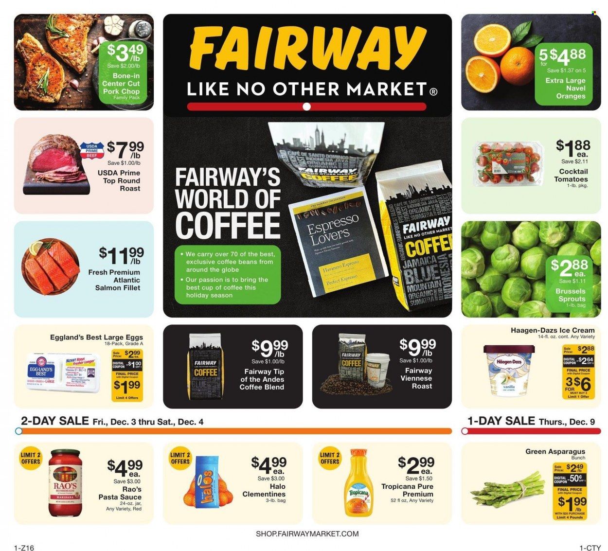 Fairway Market (CT, NJ, NY) Weekly Ad Flyer December 3 to December 10