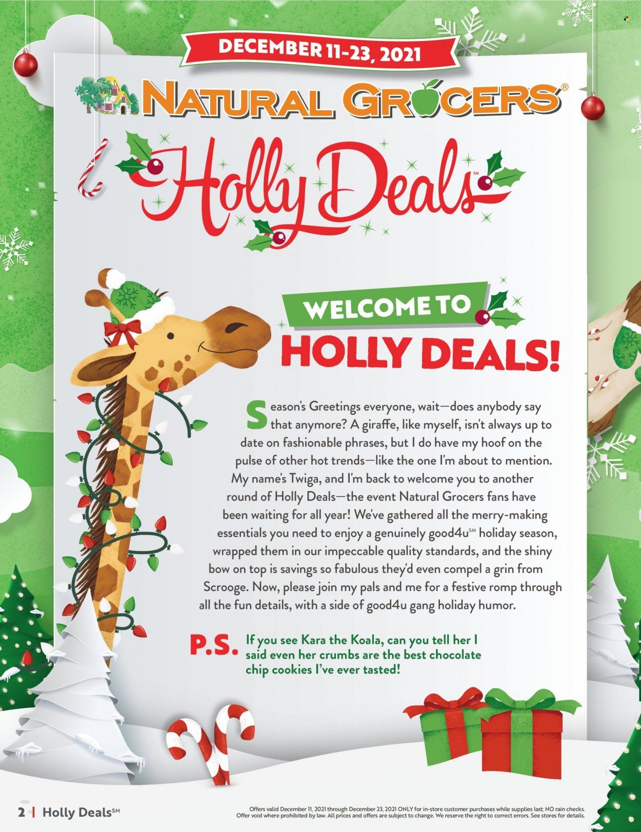 Natural Grocers Weekly Ad Flyer December 3 to December 10