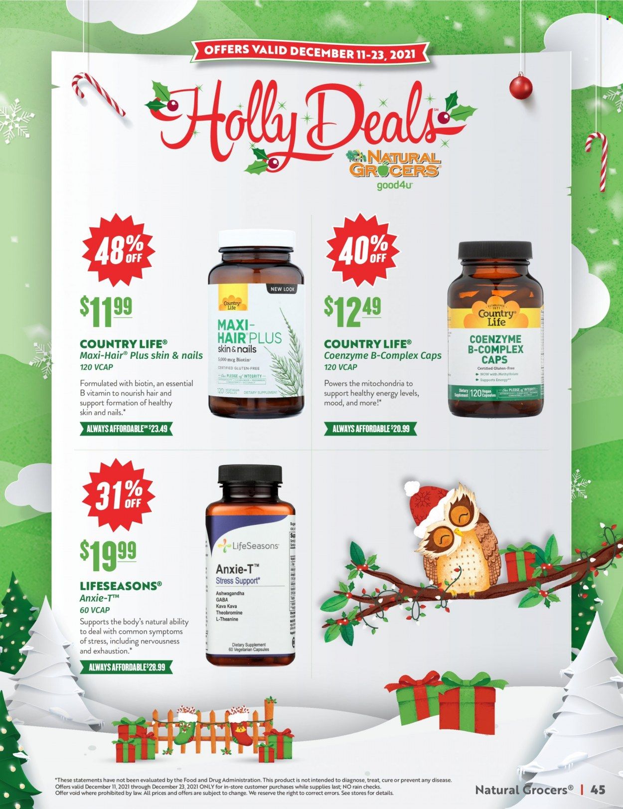 Natural Grocers Weekly Ad Flyer December 3 to December 10