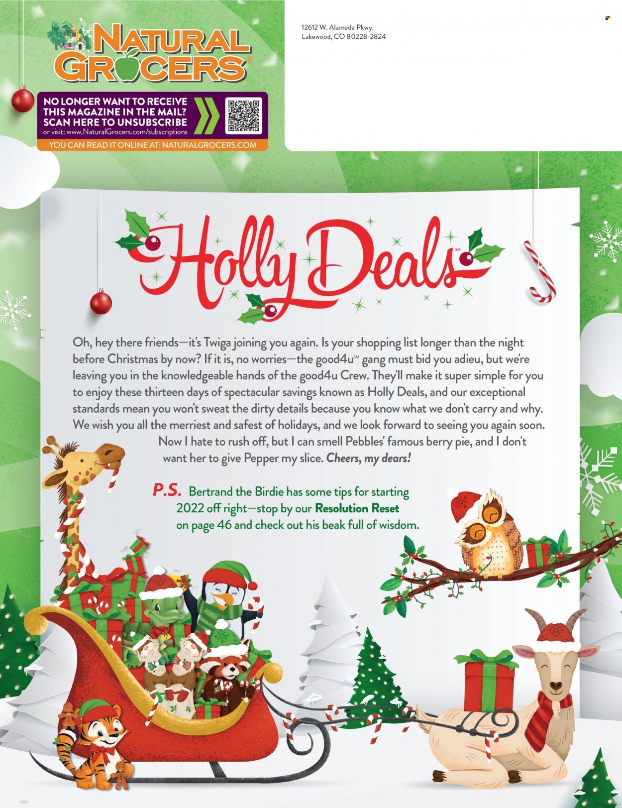 Natural Grocers Weekly Ad Flyer December 3 to December 10