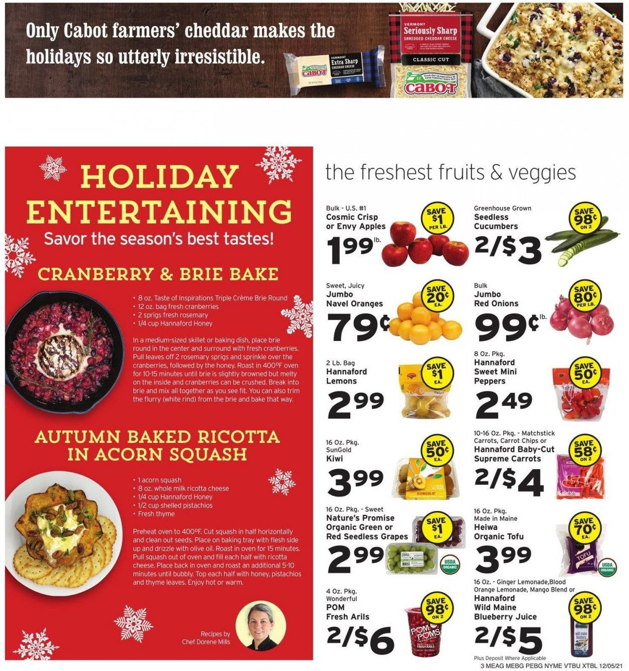 Hannaford (ME) Weekly Ad Flyer December 3 to December 10