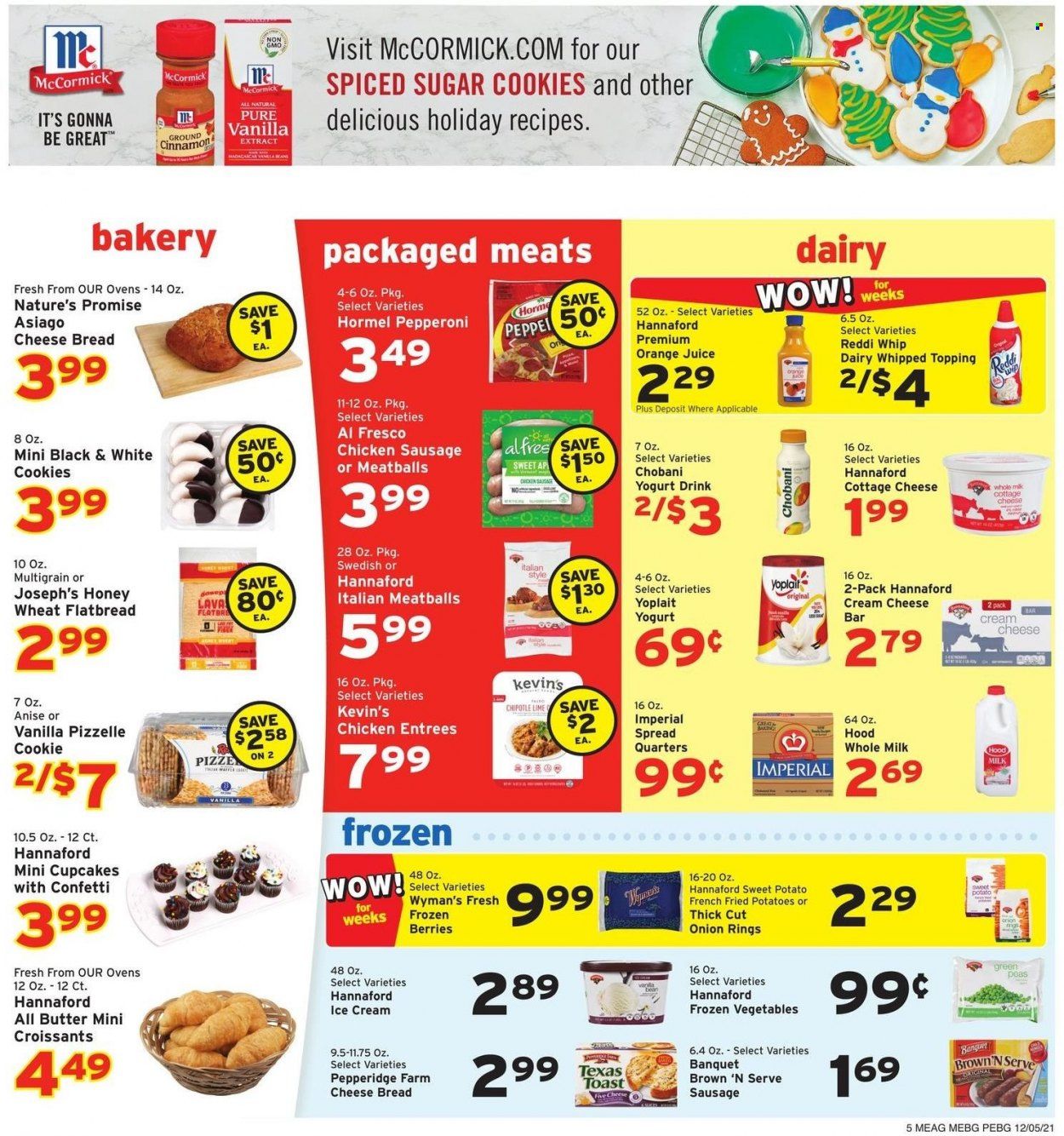 Hannaford (ME) Weekly Ad Flyer December 3 to December 10
