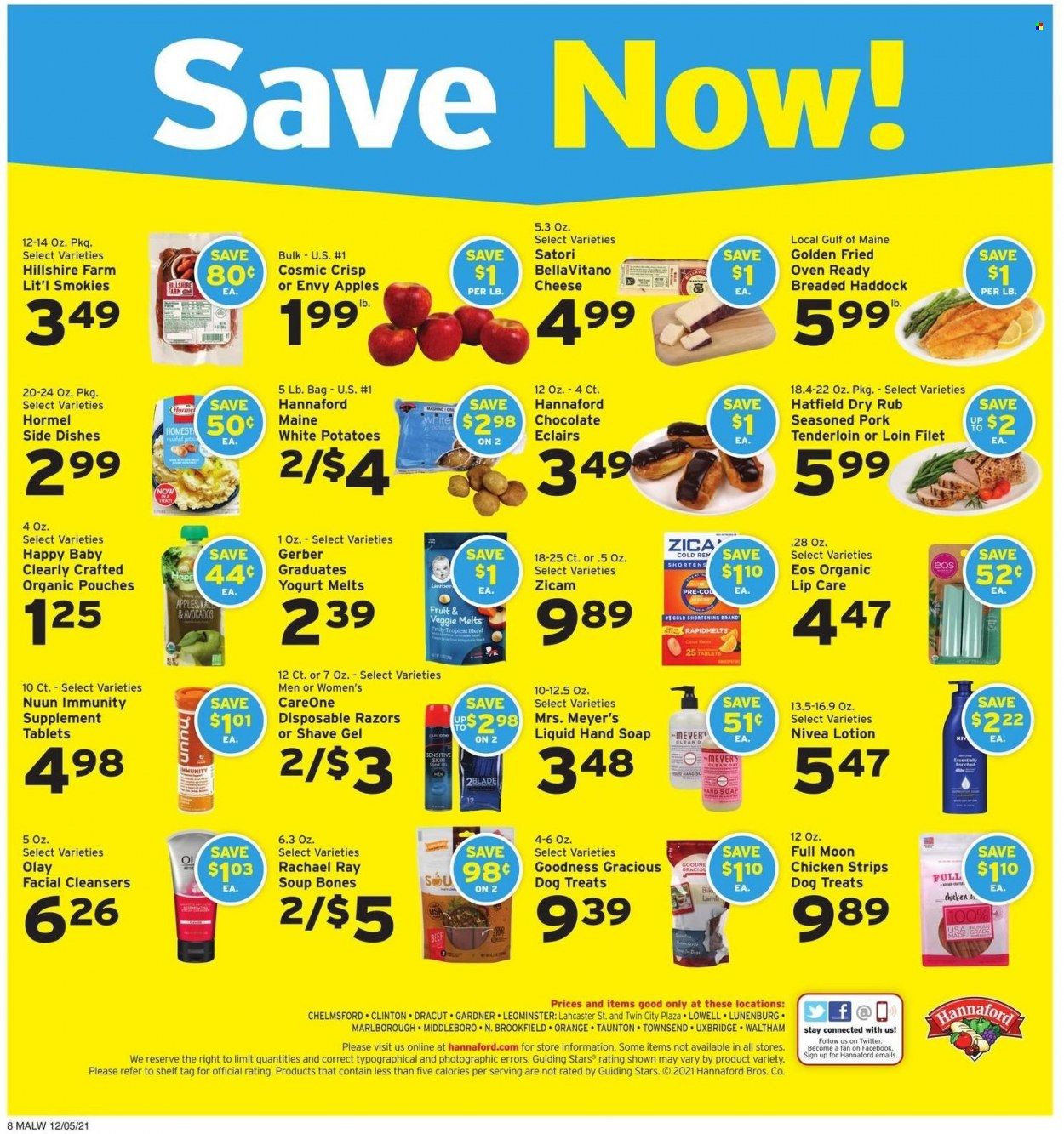 Hannaford (MA) Weekly Ad Flyer December 3 to December 10