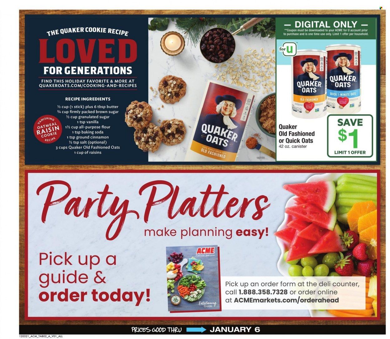 ACME (DE, NJ, NY, PA) Weekly Ad Flyer December 3 to December 10