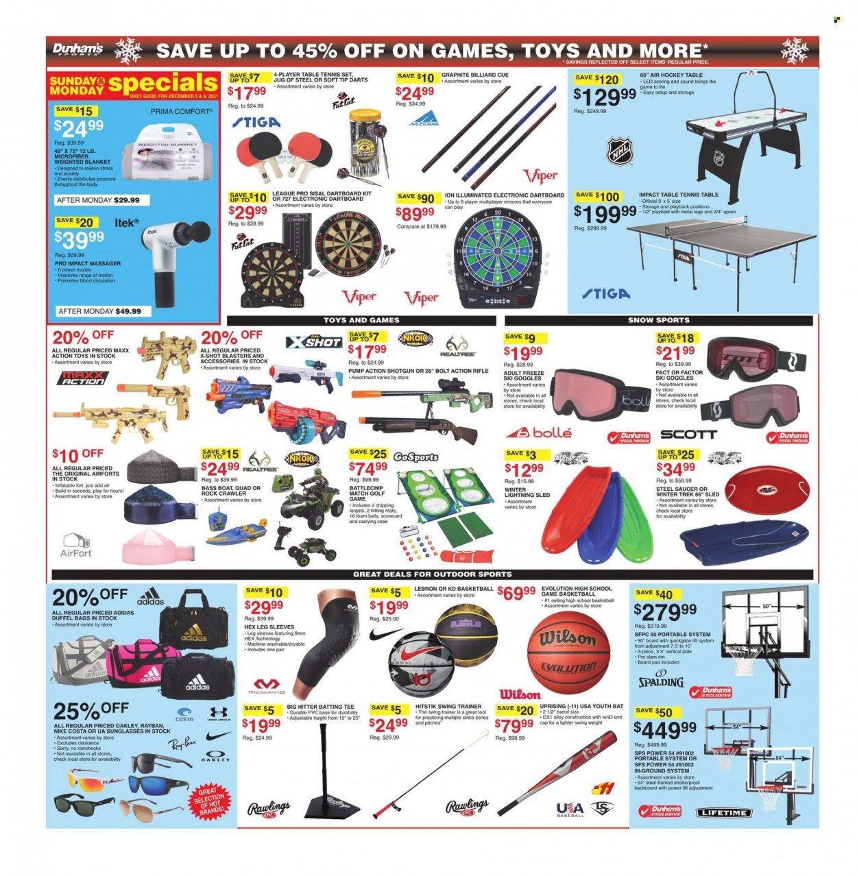 Dunham's Sports (TN) Weekly Ad Flyer December 4 to December 11