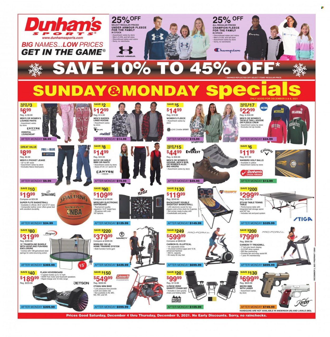 Dunham's Sports (VA) Weekly Ad Flyer December 5 to December 12