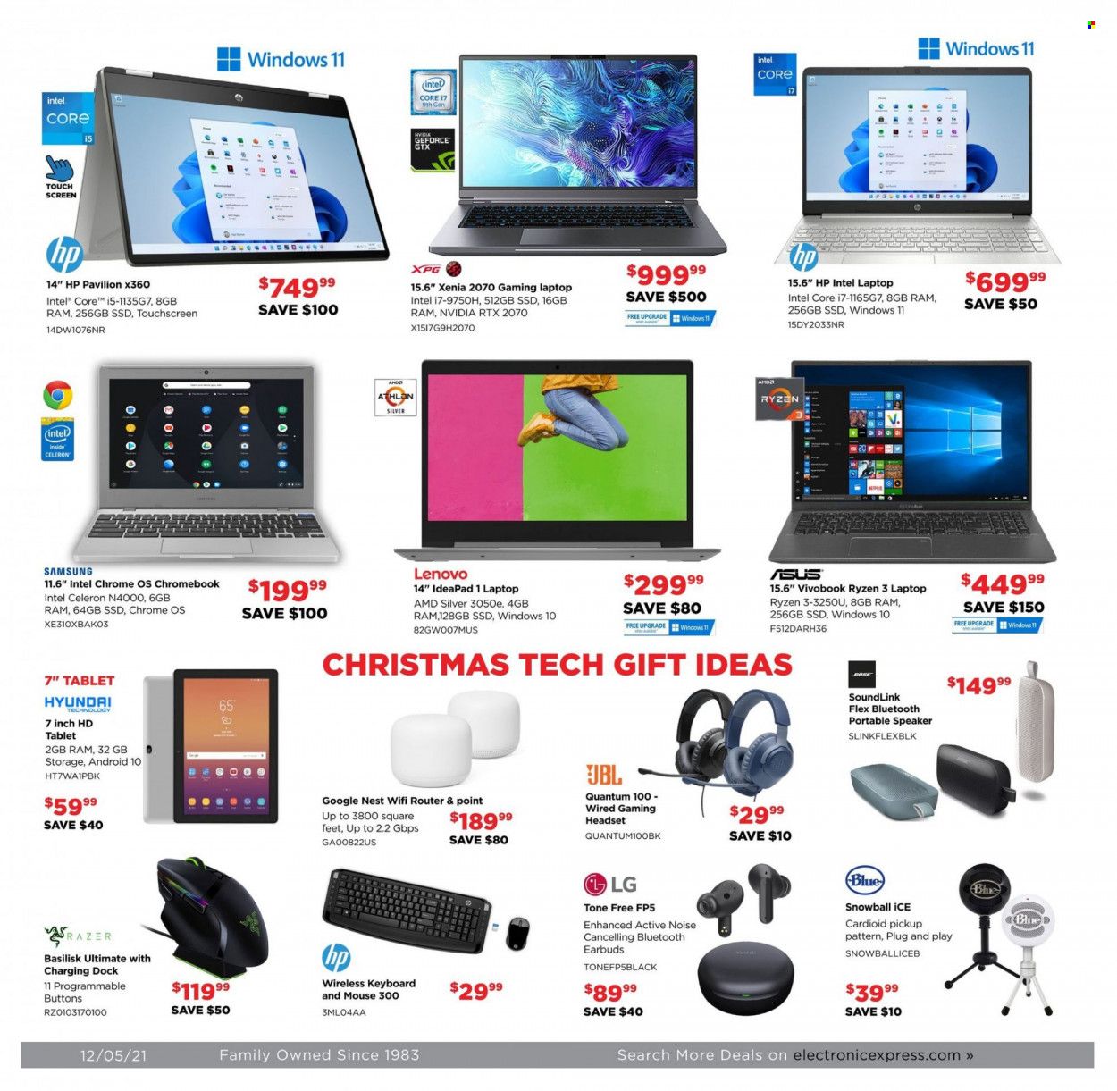 Electronic Express (AL, TN) Weekly Ad Flyer December 5 to December 12