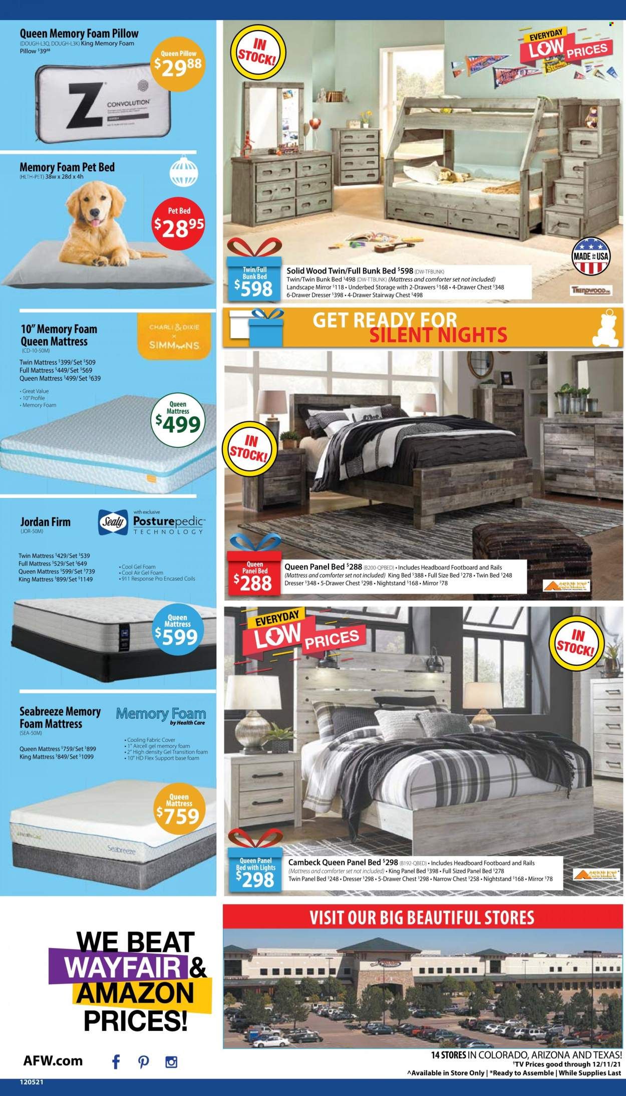 American Furniture Warehouse (AZ, CO, TX) Weekly Ad Flyer December 5 to December 12