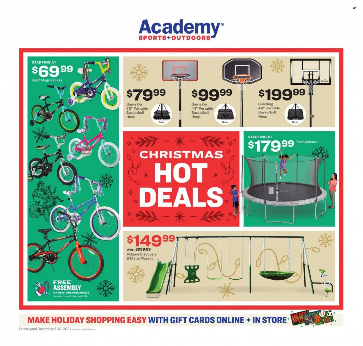 Academy Sports (AL, AR, GA, LA, MO, NC, SC, TN, TX) Weekly Ad Flyer December 5 to December 12
