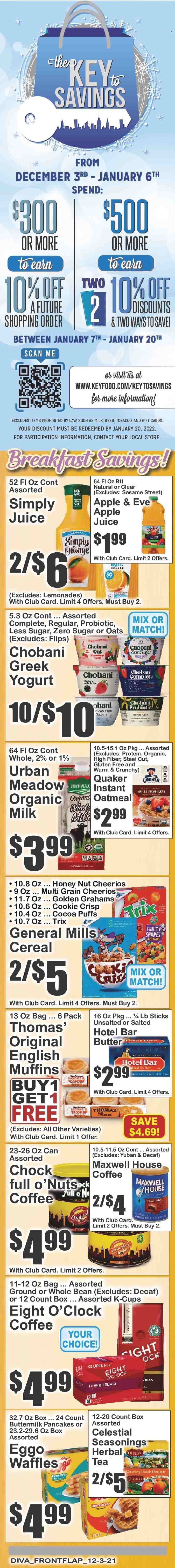 Key Food (NY) Weekly Ad Flyer December 5 to December 12