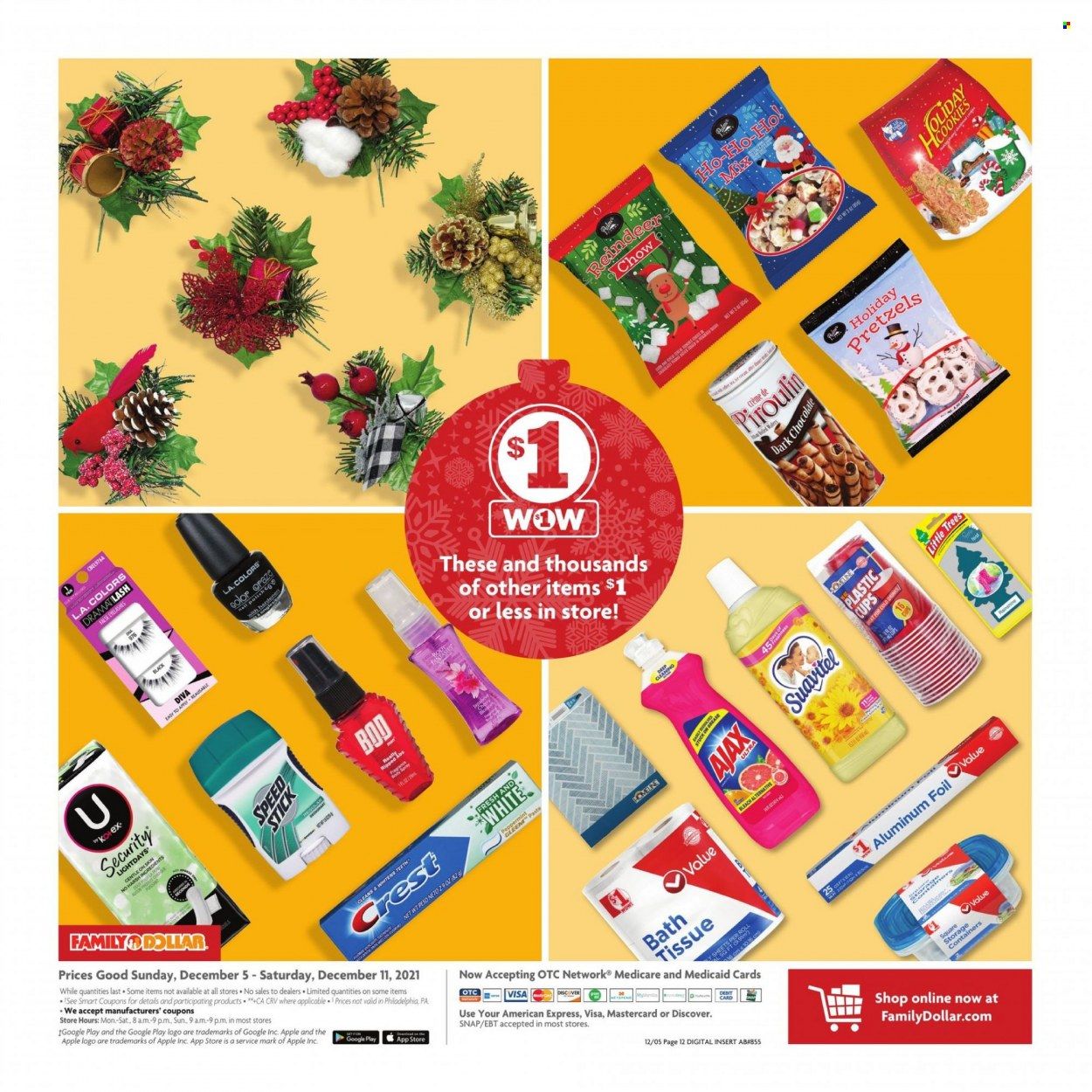 Family Dollar Weekly Ad Flyer December 5 to December 12